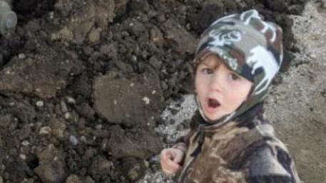 ‘Little rancher’ brings smile to family dealing with hazards of a wet spring
